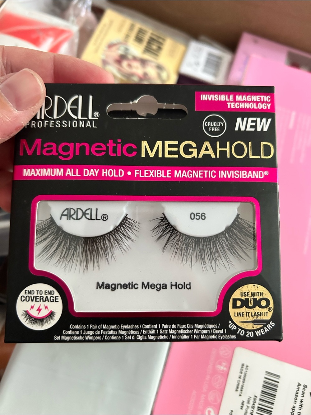 4/$50 Ardell Magnetic MegaHold False Lashes - Black